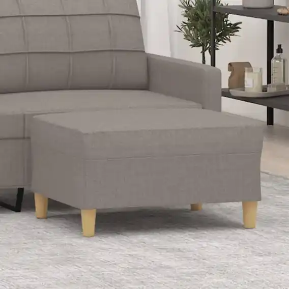 Ostatnia szansa Podnóżek, taupe, 70x55x41 cm, tapicerowany tkaniną Lumarko! - Hurtownia wielobranżowa Lumarko